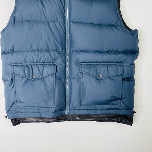 Old Navy blue down puffer utility men’s outdoor activewear vest XL - Picture 3 of 6